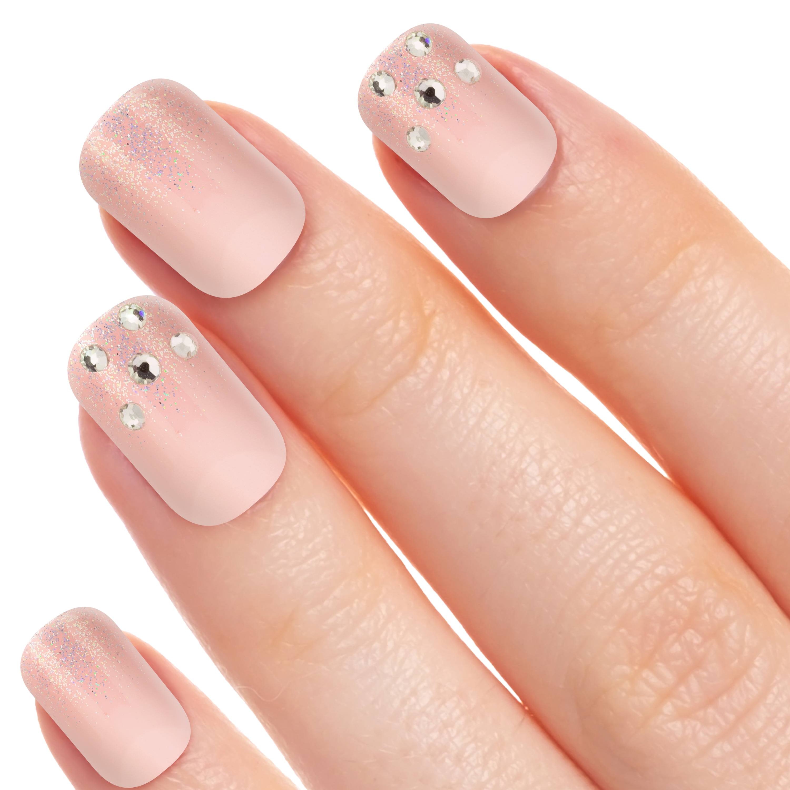 L.A. COLORS Fashion Nail Deluxe, Nail Tips, Princess Charming, 24 Pieces