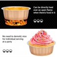 thumbnail image 4 of Beasea Aluminum Ramekins, 8oz 200 Pack Disposable Ramekins Foil Cups Baking 3.9" Ramekin Cup Cupcake Aluminum Mini Baking Cups for Party - Rose Gold, 4 of 8