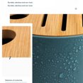 thumbnail image 3 of Knife Block Holder Bamboo Lid Multi Functional Detachable Easily Cleaning Knife Storage Stand for Kitchen Supplies, 3 of 3