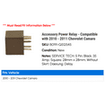 thumbnail image 2 of Accessory Power Relay - Compatible with 2000 - 2002, 2004 - 2005 GMC Sierra 1500 2001, 2 of 2