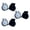 3pcs black, variant on Giaone Snow Ball Maker Tool Grenades Shape Mold Shaper Clip for Quick Snow Ball Making in Cold Weather for Adults