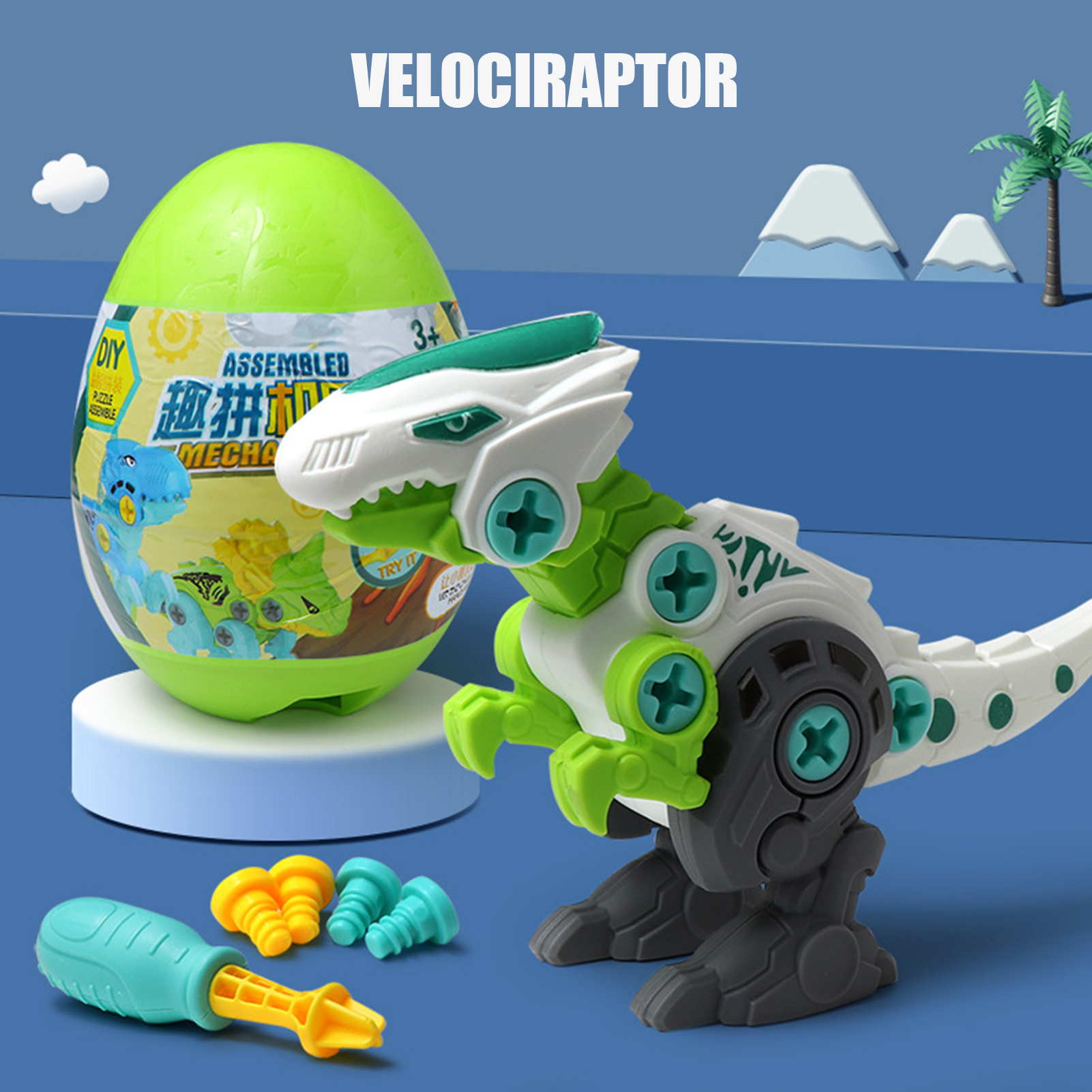 Travelwant Dinosaur Toys for 3 4 5 6 7 8 Year Old Boys, Take Apart