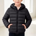 thumbnail image 5 of Samdudou Girls Lightweight Puffer Jacket Quilted Winter Coat Thick Warm Hooded Outerwear Long Sleeve Full Zip Jackets with Pockets for School, Outdoor & Camping Size 5-13 Years, 5 of 9
