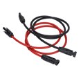 thumbnail image 4 of 10AWG Solar Extension Cable, Solar Panel Extension Cable Low Temperature Resistance Oxidation Resistance With Female Male Connector For PV System 1m / 3.3ft,3 M / 9.8ft,5m, 4 of 8
