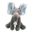 thumbnail image 3 of Estbridg Baby Musical Toy  Animated Elephant Toy  Realistic Stuffed Animal Toy  Boo blue ears, 3 of 9
