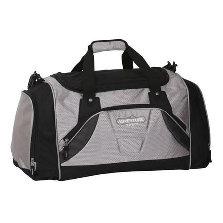 Bag Werks Traveler - Travelers Polo & Racquet Club PR-47324-010 Adventure 24 in. Multi-Pocket Weekender Duffel Bag, Gray