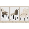 thumbnail image 4 of Velvet Upholstered Dining Chair Set | Ergonomic Seats for Long Sitting | High-quality Velvet Fabric | Fits Most Dining Environments, 4 of 7