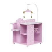Olivias Little World Wooden Doll Changing Station, Lilac/White