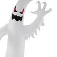 thumbnail image 3 of M Buder Fantasma Blanco Inflable de Halloween 240 cm (94.4 inches) Decoración Exterior Patio con Luces LED Multicolor IP44 Enchufe US, 3 of 9