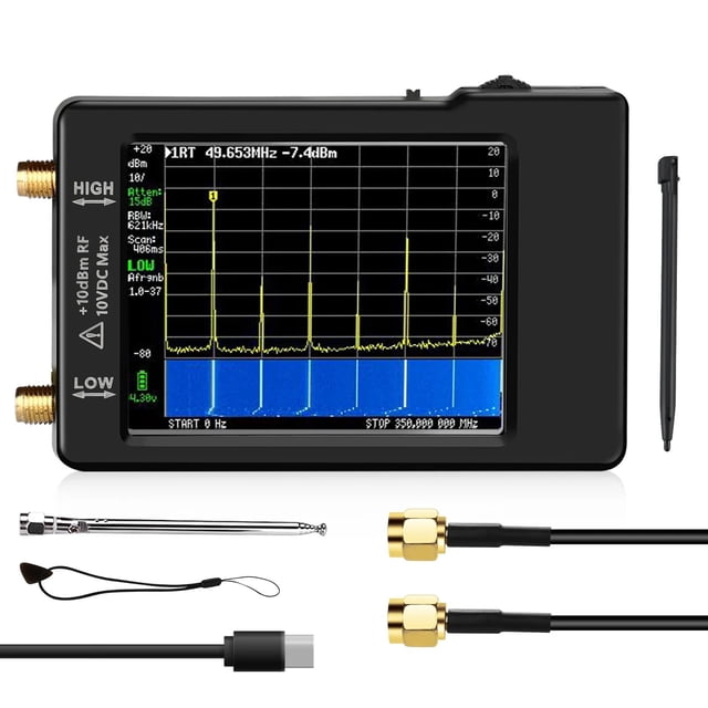 Spectrum Analyzer MF/HF/VHF UHF Input For 0.1MHZ-350MHZ And UHF Input For 240MHZ-960MHZ Signal Generator ,Powerful Signal Generation