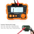 thumbnail image 2 of Kkmoon Insulation Resistance Tester Dcv Acv Meter 1000V Ground Megohmmeter Megohm Voltmeter W/Lcd Backlight Display, 2 of 7