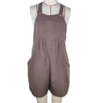 thumbnail image 3 of Monos cortos para mujer, monos casuales para mujer, monos cortos con bolsillos, monos cortos multifuncionales, 3 of 3