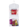 thumbnail image 2 of Wrapping Paper Storage Organizers- 2 Pack- Dual Sided Hanging Gift Wrap Station-Clear Compartments for 30 Rolls, Ribbon, Bows & Gift Bags by Elf Stor, 2 of 8