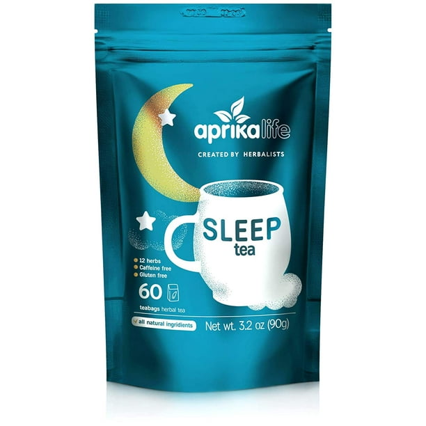 Aprika Life Sleep Tea Bags & Sleep Guide, 100 Natural Herbal Tea 3