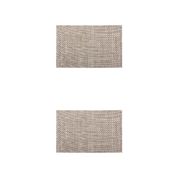 Tapete de suministros para El hogar Wosthever Posavasos Estilo simple Amarillo 2Conjunto