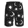 thumbnail image 6 of Naloa Crescent and Stars Men's Beach Shorts, Surfing shorts, Swim trunks, Quick Dry Swim Trunks for Surfing Beach Fun - Small, 6 of 9