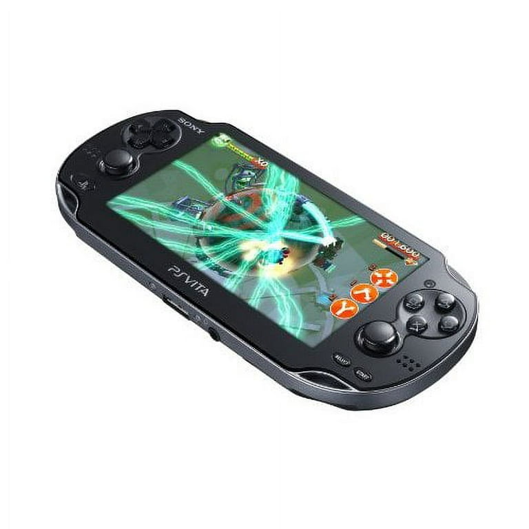  Sony Playstation Vita WiFi 1000 Series OLED Console with 2  Silicon Thumbstick Covers (Renewed) (Piano Black) : Video Games