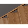 thumbnail image 3 of Spectrum Via Vinyl Folding Door fits 36"wide x 96"high Accordion Folding Door Oak, 3 of 5