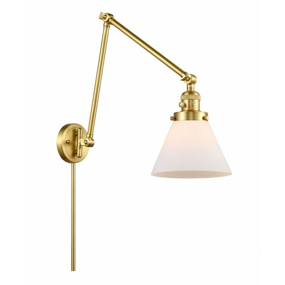 Innovations Lighting - Cone - 1 Light Swing Arm Wall Sconce In Industrial