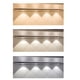 thumbnail image 5 of Luz de armario LED Luz de sensor de movimiento LED inalámbrica recargable inteligente ultradelgada para gabinete 20 cm / 7,9 pulgadas Plata, 5 of 12
