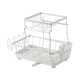 thumbnail image 5 of Escurridor de platos, ahorrador de espacio, multiusos, estable, de 2 niveles, para platos y Pequeño, 5 of 9