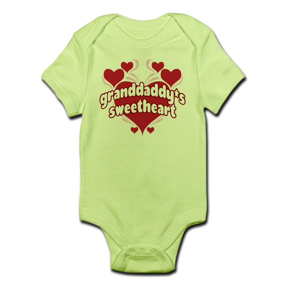 CafePress - GRANDDADDY's SWEETHEART Infant Bodysuit - Baby Light Bodysuit