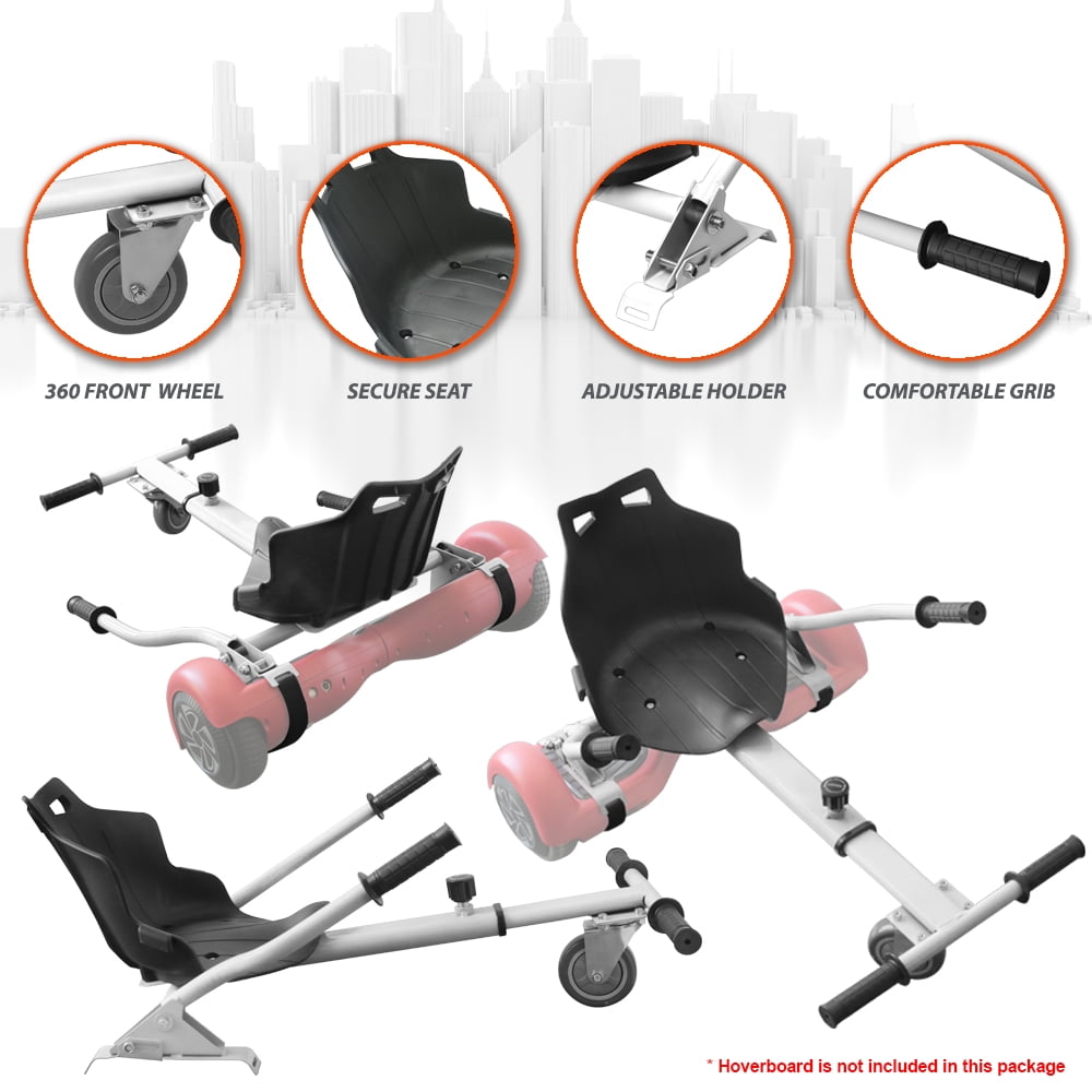 BornTech Adjustable HoverKart Go Cart HoverCart Hover Cart Seat For Hoverboard Electric self-stabilizing Scooter