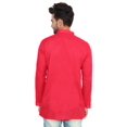thumbnail image 4 of Kurta Courte en Coton pour Hommes Vêtements de Mode Indienne (Rouge, G), 4 of 5