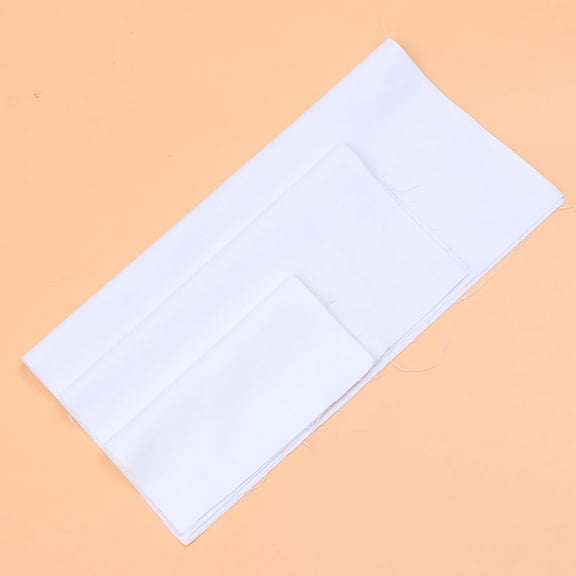 GAXIRE 3pcs White - Fabric Cloth for Embroidery Crafting and Handicraft Enthusiasts