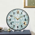 thumbnail image 4 of Yayeee Wall Clock Battery Operated 11.9" Silent Quartz Non-Ticking for Living Room Decor, Floral Easter, 4 of 8