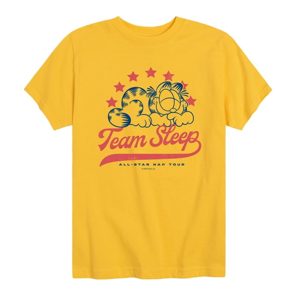 Garfield - Team Sleep - Youth Boys Short Sleeve Graphic T-Shirt