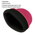 thumbnail image 6 of Uxcell Neoprene Insulated Reusable Coffee Tea Cup Sleeves Rose Red 3in 1 set, 6 of 7