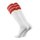 thumbnail image 2 of Calcetines TCK Retro con tubo de 3 rayas, color rojo, talla mediana, 2 of 5
