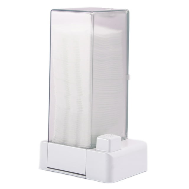 Cotton Pad Dispenser, Food Grade PC Makeup Cotton Holder for Household Use
