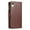 Brown, variant on Wallet Case Compatible with iPhone XS Max, Luxury ID Cash Credit Card Slots Zipper Holder Carrying Pouch Folio Flip PU Leather Cover [Detachable Crossbody Strap & Wrist Strap], Brown