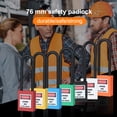thumbnail image 3 of Candado industrial Simple Safe Door Door Hardware Professional Lockout Conjuntos Multifuncionales Inicio Cerraduras para empresas Industrias Blanco 5 piezas Yuarrent TO001359-06B, 3 of 6