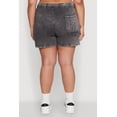 thumbnail image 4 of Womens Plus Size Trendy Fleece High Waist Drawstring Sweatshorts, 4 of 4