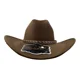 thumbnail image 5 of Sombrero Vaquero Moda Texana 100% Lana Unisex Horma Elegante, 5 of 7