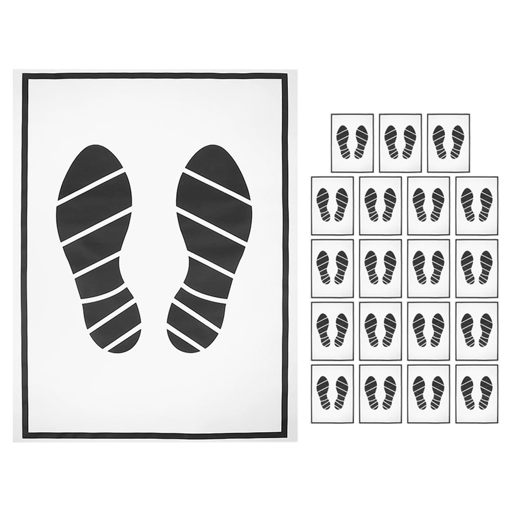 Miangastore 20pcs Disposable Car Floor Mats Paper Floor Mats Car Foot Mats Floor Protection Mats