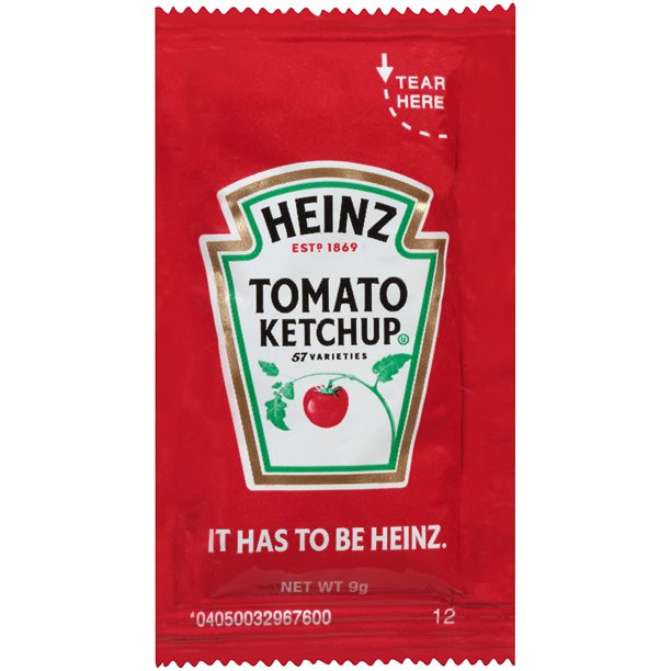 Heinz Single Serve Ketchup (1500 ct Casepack)