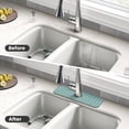 thumbnail image 4 of Pofeuu Blue Print Print Splash Guard for Sink Faucet Sink Gadgets-Splash Guard Behind Faucet Drip Catcher for Kitchen, Bathroom,Sink Mat, 4 of 7