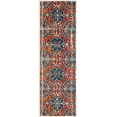 thumbnail image 3 of Unique Loom Estrella Collection Area Rug - Salma (2' 2" x 6' 9" Runner Orange/Blue), 3 of 7
