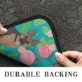 thumbnail image 6 of German Shepherd Dog and Flower Door Rugs,Washable Non Slip Door Mats Indoor,Decorative Door Mats,Entry Mat Indoor for Entrance,Bedroom,Kitchen,Bathroom,30"x17", 6 of 6