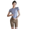 thumbnail image 4 of FLMEI Women's Yoga Shorts High Waisted Workout Five Pants for Women Tummy Control Leggings Shorts S-XXXL, 4 of 9