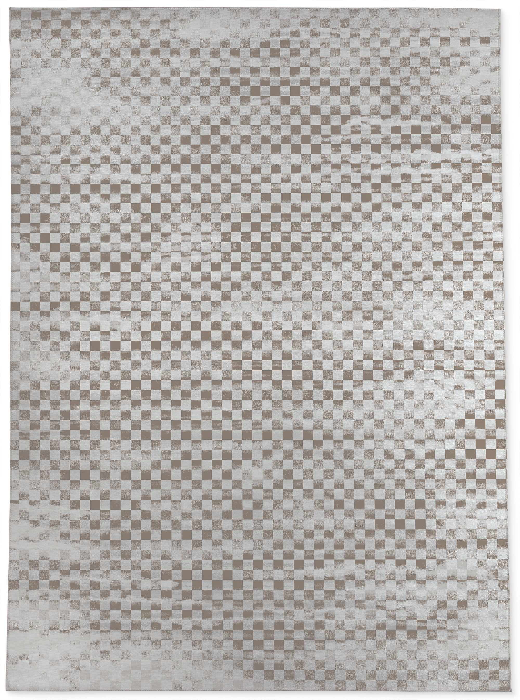 DISTRESSED CHECK SEPIA Outdoor Rug By Kavka Designs - Walmart.com