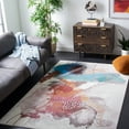 thumbnail image 2 of SAFAVIEH Aria Deena Abstract Area Rug, Ivory/Red, 3' x 5', 2 of 11