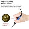 thumbnail image 4 of Kit De Soldador De 60W Kit De Multímetro Digital De Soldadura Ampliamente Utilizado Temperatura Ajustable Calentamiento Rápido Juego De Herramientas De Calentador De Soldadura Con 5 Puntas De Monstrate TO005586-01, 4 of 7