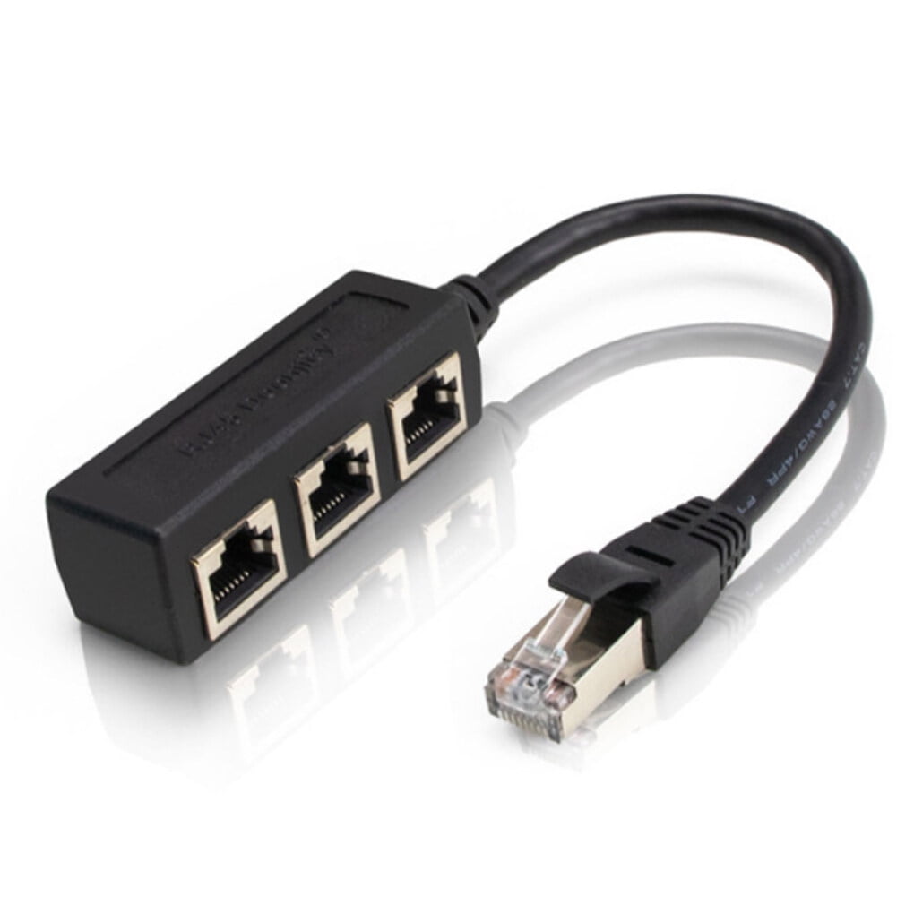 Transemion Ethernet Adapter Splitter Cable Professional Reusable ...
