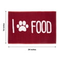 thumbnail image 3 of Arkwright Soft Pet Mat (16x24 Inch) With Non-Slip Backing, Food Bowl Mat for Dogs and Cats, Food Design, 3 of 7