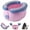 Blue+Pink, variant on 2-in-1 Go Potty for Travel, Portable Folding Compact Toilet Seat,Potty Training Toilet Chairs for Toddler Boys & Girls with Storage Bag and Potty Liners by BlueSnail (Blue+Pink)